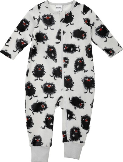 Martinex Pigg Velourpyjamas Grey 98