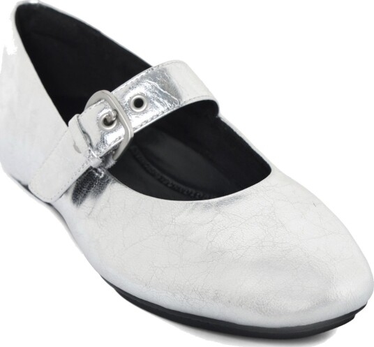 FitFlop Delicato Metallic Mary Janes Silver 42