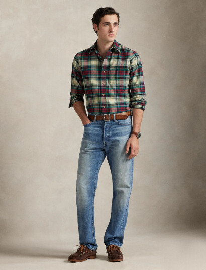Polo Ralph Lauren Custom Fit Plaid Performance Shirt - Multi/patterned - XS Polo Ralph Lauren Custom Fit Plaid Performance Shirt - Multi/patterned - XS
