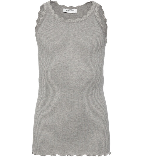 Rosemunde Kids Rkbalta Modal Sl Lace Top Grey 128