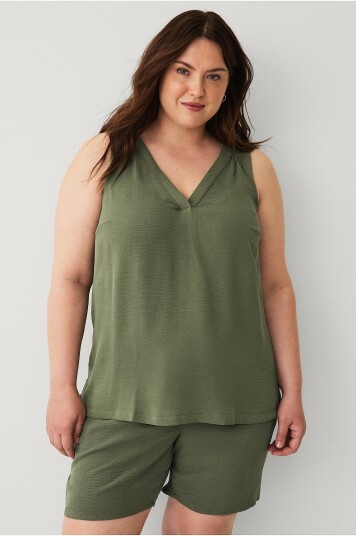 Zizzi - Bluse mFikka S/L - Grønn
