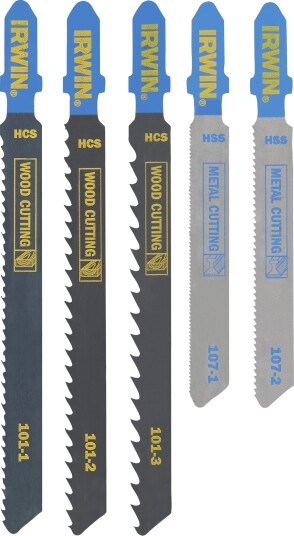 Irwin IW1014501 Stikksagblader HCS/HSS - 5 Stk. (T-Feste)