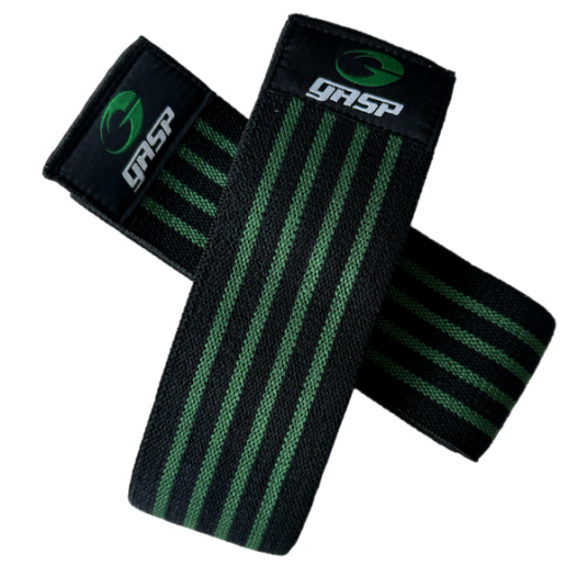 Knee wraps Black/Green / OS