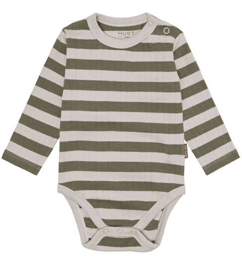 Hust And Claire Body I/e Rib HCBilly Turtle 56 Langermet Body Beige Grønn