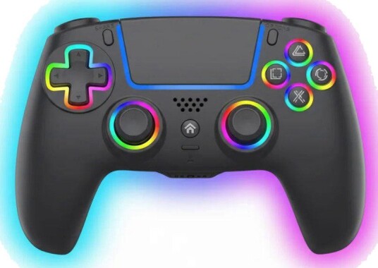 Deep Explorer Trådløs RGB Pro Kontroller PS5 Sort Deep Explorer Trådløs RGB Pro Kontroller PS5 Sort