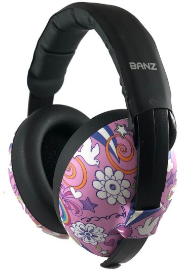 Banz Hørselsvern Baby Peace Pink