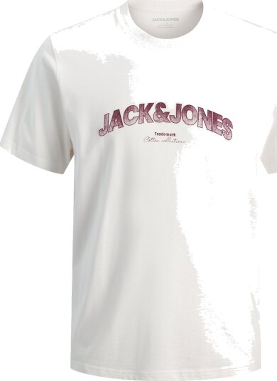 Jack & Jones T skjorte JjAvery Cloud Danser Jack & Jones 14 år (164) T skjorte Bordeaux Hvit