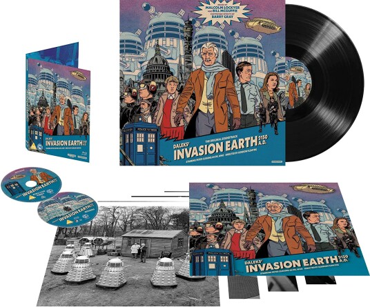 Daleks' Invasion Earth 2150 A.D.  Vinyl Collector's Set