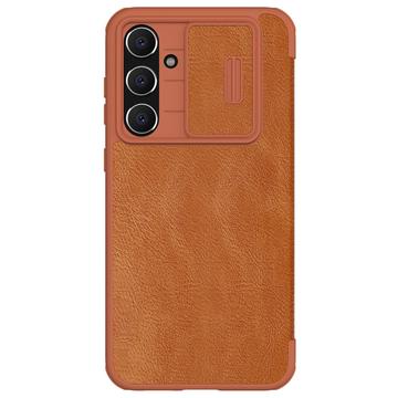 Samsung Galaxy S23 FE Nillkin Qin Pro Flip-deksel Brun