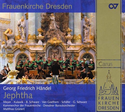 Matthias Gr Nert Birte Kulawik BRITTA SCHWARZ Gotthold Schwarz Kammerchor Der Frauenkirche Markus Schafer Miriam Meyer  Jephtha  CD