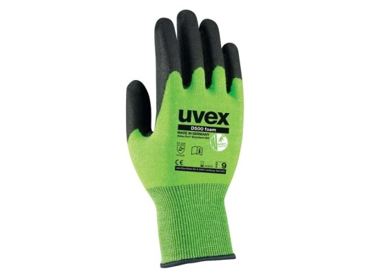 Uvex 60604 Fabrikkhansker Gronn Polyamid Stal Viskose