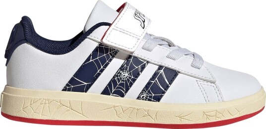 Adidas Performance Sko GRAND COURT SPIDER MAN EL Ftwwht/Dkbl Adidas Performance 28 Sko Hvit Marineblå Adidas Performance Sko GRAND COURT SPIDER MAN EL Ftwwht/Dkbl Adidas Performance 28 Sko Hvit Marineblå