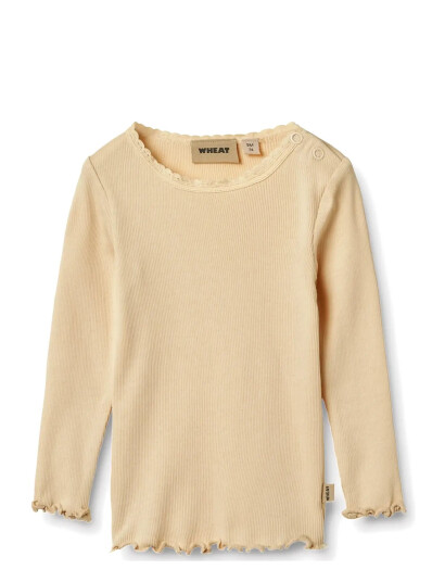 Wheat Rib T Shirt L/S Reese   Cream   62