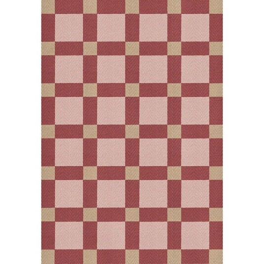Layered Evelina Kroon juteteppe 180 x 270 Plum punsch