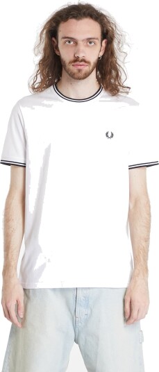 Fred Perry Twin Tipped T-Shirt - White - XL Fred Perry Twin Tipped T-Shirt - White - XL