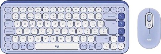 Logitech POP Icon Combo Tastatur & Mussett Sveitsisk Hvit