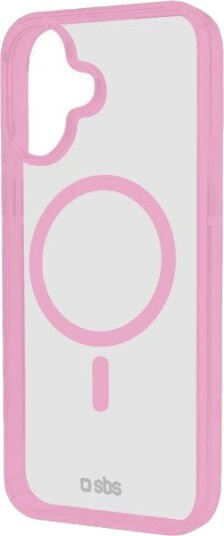 SBS Deksel til iPhone 16 Rosa/Transparent