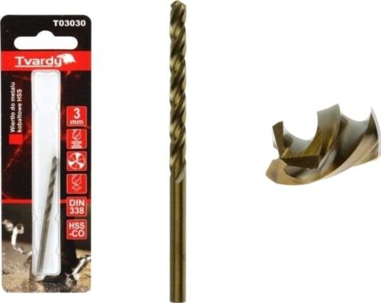 Geko Drill Kobalt Metall Dill Hss M35 3 Mm (1/80/640) T03030 Geko Geko Drill Kobalt Metall Dill Hss M35 3 Mm (1/80/640) T03030 Geko
