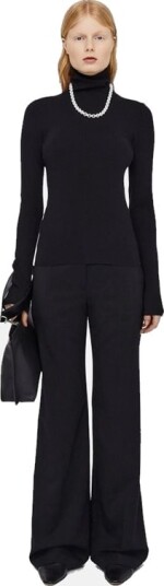 Joseph Nappa Leather Alana Trousers Arabica Joseph Nappa Leather Alana Trousers Arabica