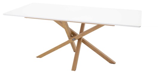 Venture Design Piazza spisebord Natur/hvit 180 x 90 cm Hvit Venture Design Piazza spisebord Natur/hvit 180 x 90 cm Hvit