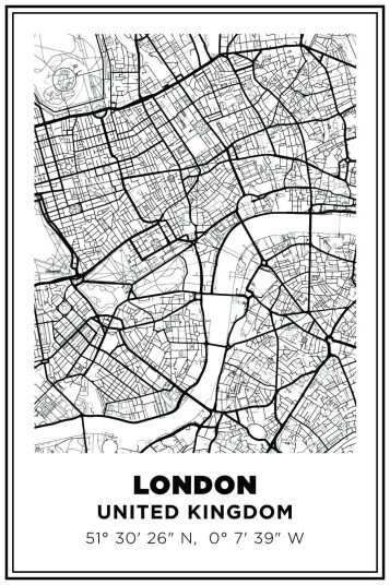 London Kart Plakat London Kart Plakat