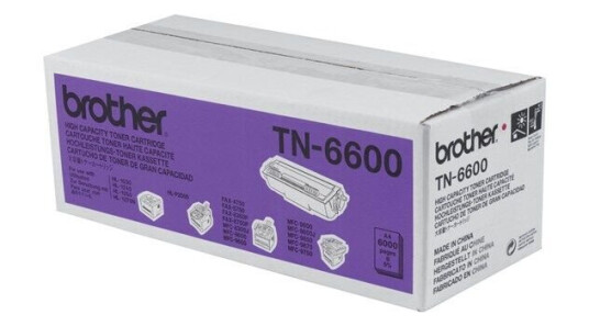 Brother TN6600 - Black Laser Toner - Laser toner Svart