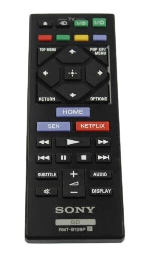 Sony 149268821, Media Player, Trykknapper, Sort