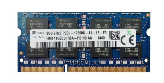 HMT41GS6BFR8A PBN0 AA Hynix 8GB PC3L 12800 DDR3 1600MHz non ECC Unbuffered CL11 204 Pin