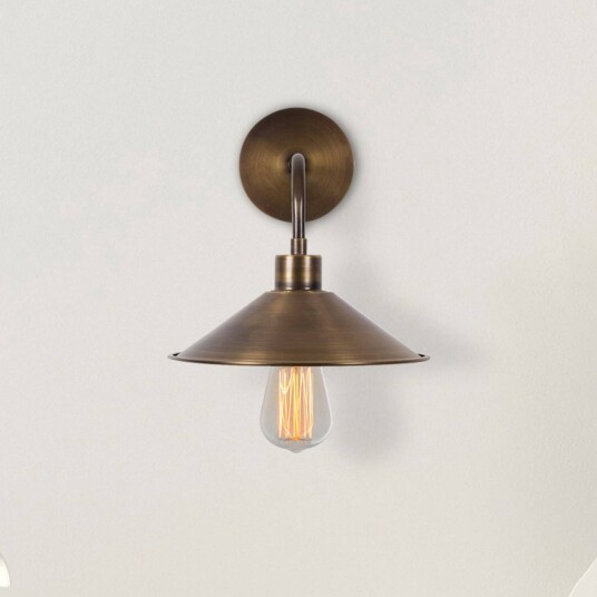 Opviq Vegglampe Berceste N-664 gull antikk jern Ø 24 cm