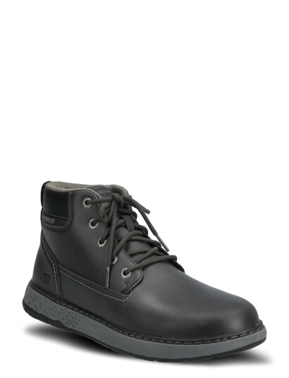 Skechers Mens Garlan Deno Black 42