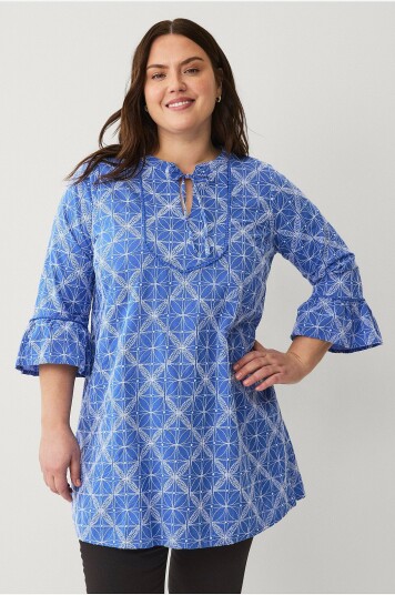 Zizzi   Tunika mAvita L/S Tunic   Blå