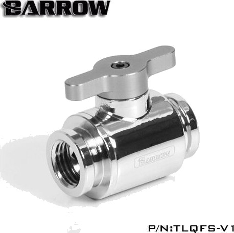 Barrow kuleventil G1/4 10 mm sølv TLQFS V1 s s Barrow kuleventil G1/4 10 mm sølv TLQFS V1 s s