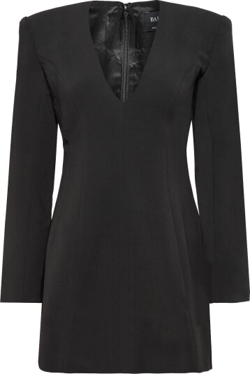 Bardot Olivia Structured Mini Dress BLACK 38