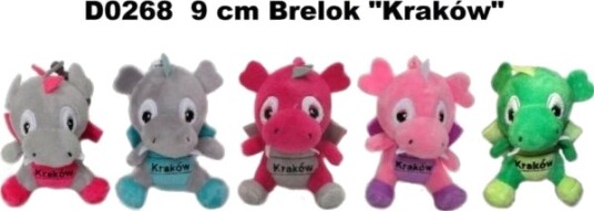 Nøkkelring Drage "Cracow" 9 Cm Mix Nøkkelring Drage "Cracow" 9 Cm Mix