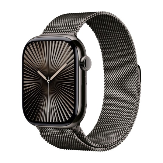 Apple Watch S10 46mm GPS+Cel skifertitan/skifer Milanese Loop S/M