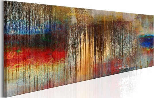 Bilde Colourful Rainstorm 150x50 Artgeist sp. z o. o.