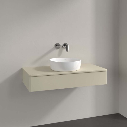 Villeroy & Boch  Antao Servantskap med 1 skuff 100x50x19 cm u/lys Grå Matt