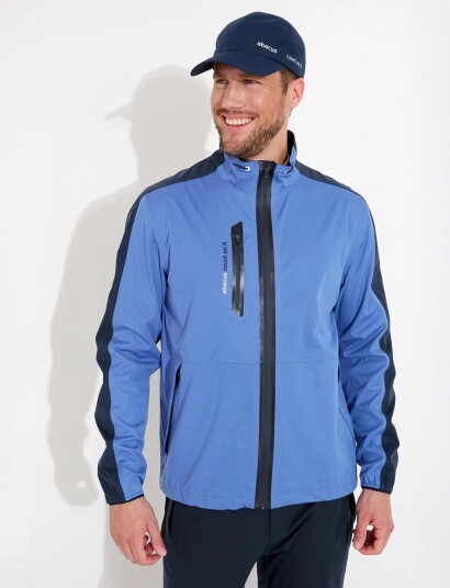 Abacus Mens Bounce Rainjacket Blue XXL Abacus Mens Bounce Rainjacket Blue XXL