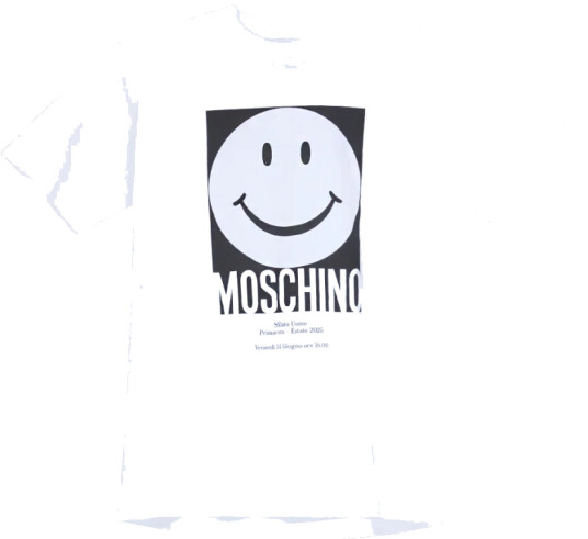 Moschino Herre Topper Hvit S, Moschino Herre Topper Hvit S,