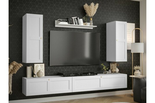 Vegghylle Dunvegan 100x22 cm Hvid