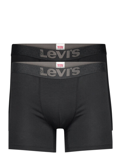 Levi"s® Levis Men Mel Wb Boxer Brief Org Co 2P - Black - S