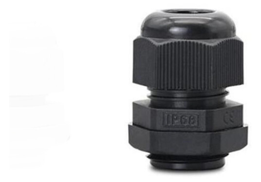 Sort kabelgjennomføring M22x1,5mm Pris er pr stk