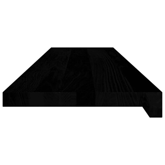  Vinduskarmer 2 stk mørkebrun 100x30x2 cm heltre eik 8721102800801