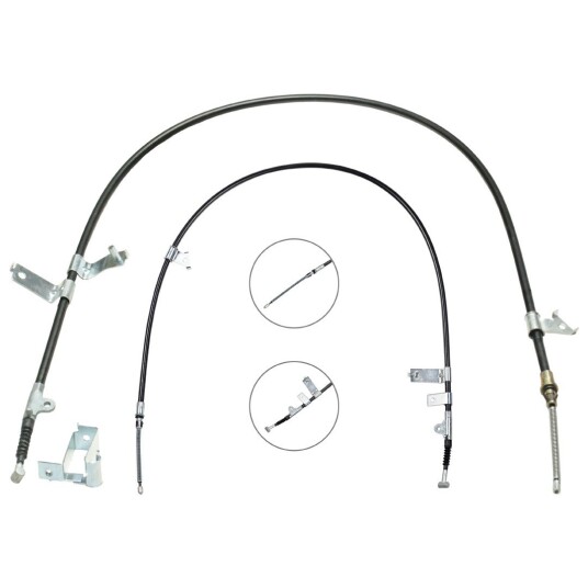 Tautrekk, håndbremse RIDEX 124C1227 Tautrekk, håndbremse RIDEX 124C1227