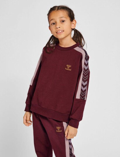 Hummel Hmlaudrey Sweatshirt - Burgundy - 122 Hummel Hmlaudrey Sweatshirt - Burgundy - 122