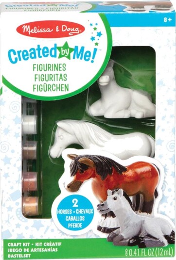 Melissa & Doug Lag Selv Hobbysett Hestefigurer