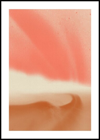 Abstract landscape in soft pastels Plakat Plakat / 40x50cm