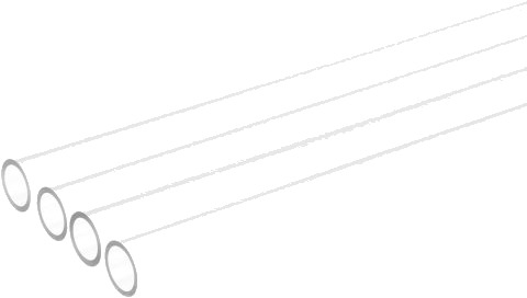 Alphacool 18438 akryl rør gjennomsiktig 18438