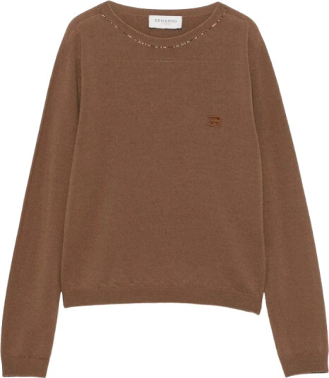 Ermanno Scervino Dame Strikkevarer Brun XS,