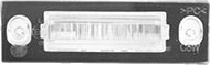VAN WEZEL 1625920 Nummerskiltlys